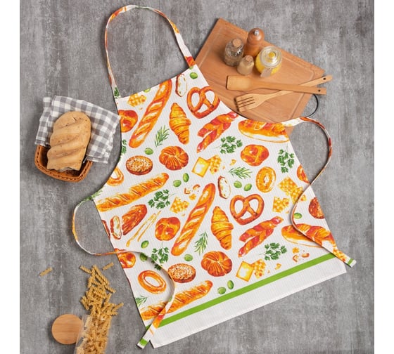 Фартук Доляна Bread 60x70 см, 100% хлопок, 164 г/кв. м 4682782