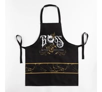 Фартук Доляна Boss, 70x60 см, 100% хлопок, 160 г/кв. м 5376593
