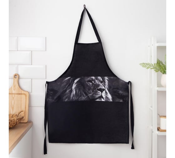 Фартук Доляна Самый лучший мужчина, 70x60 см, 100% хлопок, 160 г/кв. м 5376589