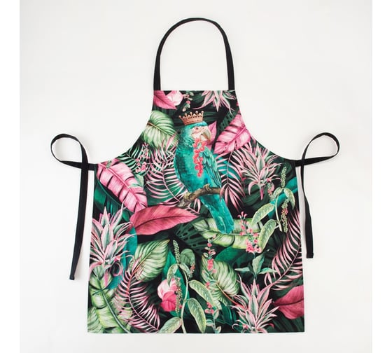 Фартук Этель Tropical parrots 60х70 см, 100% хлопок, саржа 190 г/кв. м 5423065 1