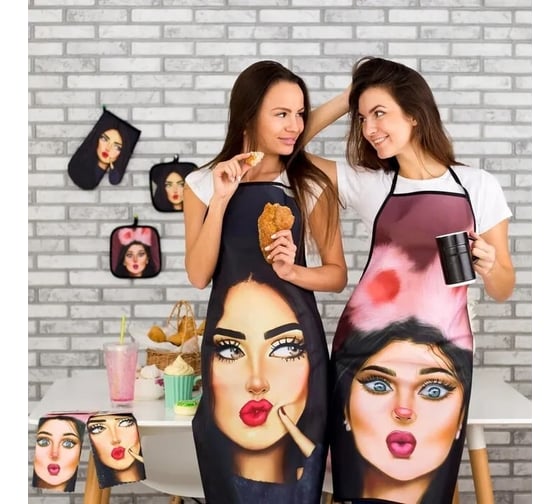 Фартук Этель Love Life Пушистая 70x80см, 100% пэ 4437291