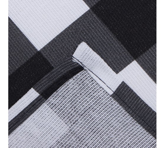 Фартук Best man black 70x60 см рогожка100% хл 160г/м2 Доляна 10200501