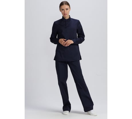 Костюм женский ФАКЕЛ ХАССП-Стандарт NEW ткань Смесовая, 160 г/кв. м, темн. синий, рост 40-42, рост 170-176 87491152.002