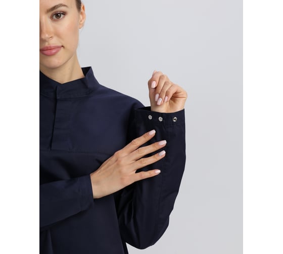Костюм женский ФАКЕЛ ХАССП-Стандарт NEW ткань Смесовая, 160 г/кв. м, темн. синий, рост 60-62, рост 170-176 87491152.012