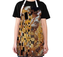 Фартук кухонный JoyArty "Поцелуй", универсальный размер для женщин и мужчин ap_sd1147