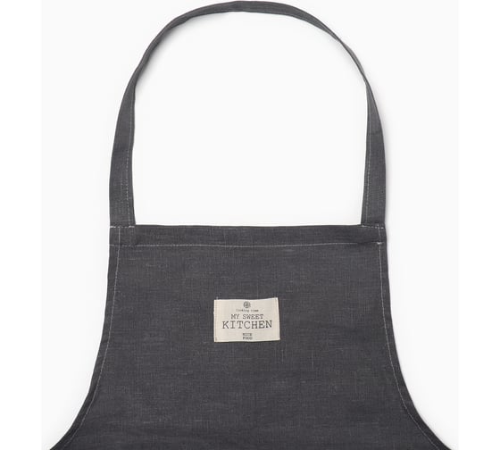 Фартук Этель ECO grey, 60x70см, 100% лён, 245 г/м2 10179631