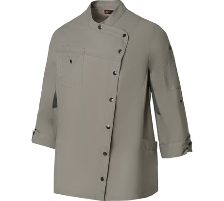 Поварской китель женский СОЮЗСПЕЦОДЕЖДА РИСТРЕТТО ШЕФ Лайт светло-серый, 42-44 2000000257846