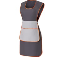 Фартук СОЮЗСПЕЦОДЕЖДА КЛИНПЛЕКС ВИТА Лайт графит/светло-серый/оранжевый, размер 56-62 2000000224237