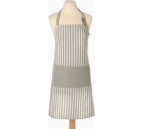 Фартук Доляна Полоса цвет зеленый, 62x76 см, 50% полиэстер/50% хлопок 10103137