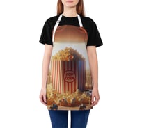 Фартук кухонный JOYARTY "Попкорн в кино", универсальный размер для женщин и мужчин ap_sd3245