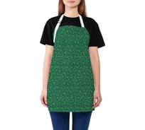 Фартук кухонный JOYARTY "Зеленое веселье", универсальный размер для женщин и мужчин, серия Новый год и Рождество ap_78066