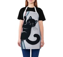 Фартук кухонный JOYARTY "Милый кот", универсальный размер для женщин и мужчин ap_sd1088