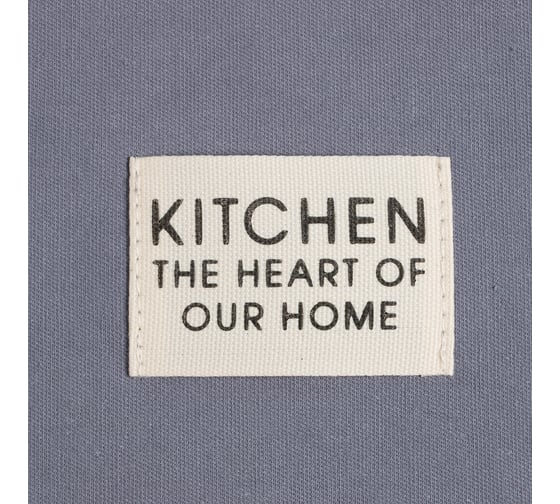 Фартук Этель Kitchen 60x70 см, синий, 100% хл, саржа 220 г/м2 7865985