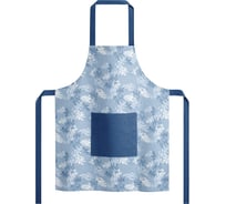 Фартук с карманом женский Guten Morgen рогожка, Лазурь (60x80 см) Фжм-Лаз-60-80