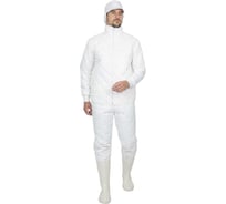 Утепленная куртка ГК Спецобъединение АПРЕЛЬ, белая (120-124, 158-164), Кур 300/120/158