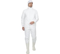 Утепленная куртка ГК Спецобъединение АПРЕЛЬ, белая (120-124, 182-188), Кур 300/120/182