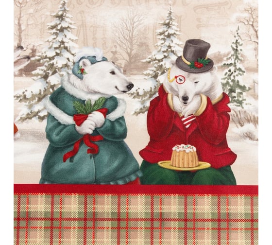 Фартук Этель "Winter holidays" 60x70см, 100% хлопок, саржа 190 гр/м2 5215713