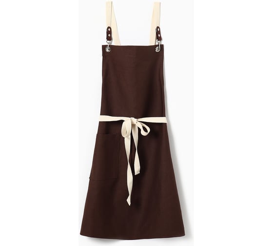Фартук Этель Minimalist design brown 60x70см, 45%лён, 55%хл 395 г/м2 10610009 1