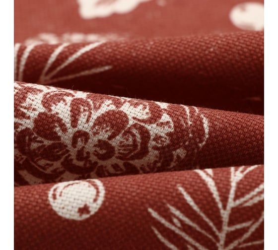 Фартук Этель "New Year's plants" 60x70 см, 100% хлопок, рогожка 186 г/м2 10658892