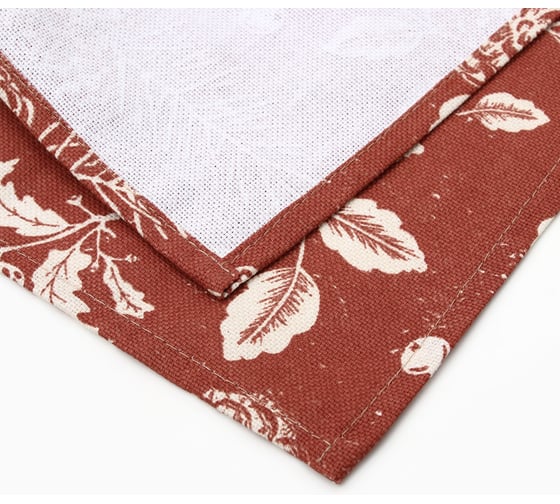 Фартук Этель "New Year's plants" 60x70 см, 100% хлопок, рогожка 186 г/м2 10658892