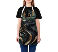 Фартук кухонный JoyArty Мраморные цветы, универсальный размер, для женщин и мужчин, ap_sd3493