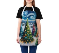 Фартук кухонный JoyArty Нарядные елки, универсальный размер, для женщин и мужчин, серия Новый год и Рождество ap_sd3892
