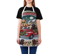 Фартук кухонный JoyArty Счастливого праздника, универсальный размер, для женщин и мужчин, серия Новый год и Рождество ap_sd3952