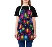 Фартук кухонный JoyArty Красочные огоньки, универсальный размер, для женщин и мужчин, серия Новый год и Рождество ap_sd3885