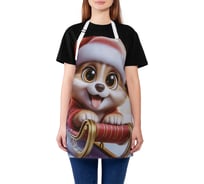 Фартук кухонный JoyArty Спуск с горы, универсальный размер, для женщин и мужчин, серия Новый год и Рождество ap_sd3865