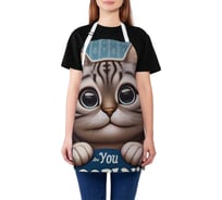 Фартук кухонный JoyArty Большие глаза, универсальный размер, для женщин и мужчин, ap_sd3469