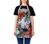 Фартук кухонный JoyArty Лиственный венок, универсальный размер, для женщин и мужчин, серия Новый год и Рождество ap_sd3994