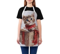 Фартук кухонный JoyArty Неожиданный подарок, универсальный размер, для женщин и мужчин, серия Новый год и Рождество ap_sd3977