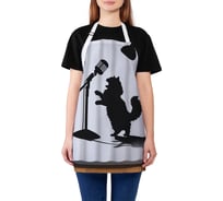 Фартук кухонный JoyArty Кот поет, универсальный размер, для женщин и мужчин, ap_sd3548