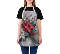 Фартук кухонный JoyArty Листва в мраморе, универсальный размер, для женщин и мужчин, серия Новый год и Рождество ap_sd3909