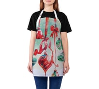 Фартук кухонный JoyArty Игрушки на елку, универсальный размер, для женщин и мужчин, серия Новый год и Рождество ap_sd3982