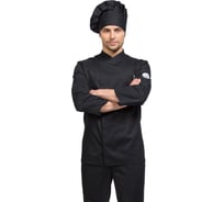 Костюм шеф-повара Авангард. Профессиональная экипировка Нэро, черный, р. 96-10, рост 182-188 511636