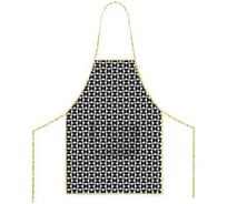 Фартук MONA LIZA 5060498/1-1 длина 70, ширина 65, 1 карман "Two черный" Мелисса 4630112453584