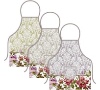 Фартук МУЛЬТИДОМ Цветочная гармония, размер 52х72см 3цв ТП71-159