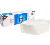 Поварская пилотка PAPSTAR Н85 мм, 50 шт/уп, нетканая, белая 1/10 PS-12205