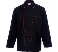 Поварская куртка СОЮЗСПЕЦОДЕЖДА Люкс черная, р. 44-46, рост 170-176 2200000080219