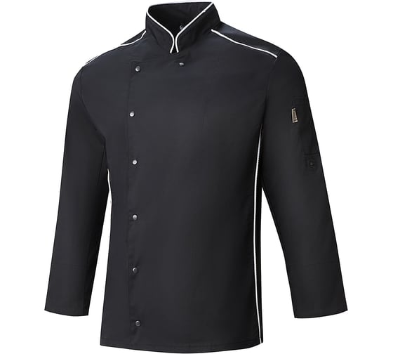 Поварской мужской китель СОЮЗСПЕЦОДЕЖДА RICON черный, р. 58/XXXXL 2000000061450