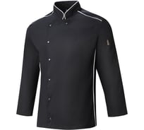 Поварской мужской китель СОЮЗСПЕЦОДЕЖДА RICON черный, р. 56/XXXL 2000000061443
