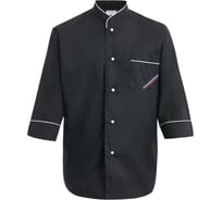 Поварская куртка СОЮЗСПЕЦОДЕЖДА Люкс-Лайт черная, р. 52-54, рост 182-188 2000000024165