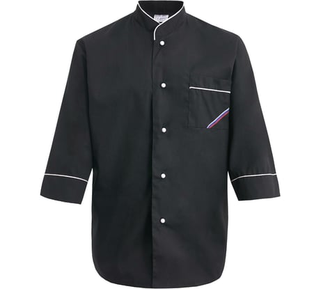 Поварская куртка СОЮЗСПЕЦОДЕЖДА Люкс-Лайт черная, р. 48-50, рост 182-188 2000000024141