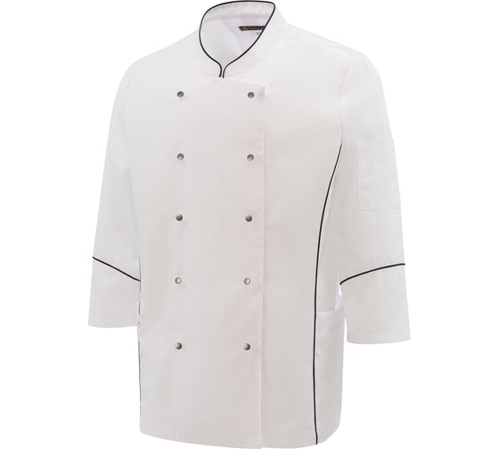 Китель поварской СОЮЗСПЕЦОДЕЖДА РИСТРЕТТО КЛАССИК (Ristretto CLASSIC) Люкс белый, 48-50 2000000254845 1