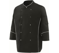 Китель поварской СОЮЗСПЕЦОДЕЖДА РИСТРЕТТО КЛАССИК (Ristretto CLASSIC) Люкс черный, 48-50 2000000254913