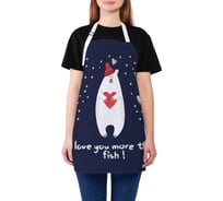 Кухонный фартук JOYARTY Романтик Михалыч, универсальный размер для женщин и мужчин ap_91997