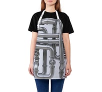 Кухонный фартук JOYARTY Лабиринт из труб, универсальный размер для женщин и мужчин ap_36292