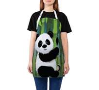 Кухонный фартук JOYARTY Счастливая панда, универсальный размер для женщин и мужчин ap_9551