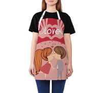 Кухонный фартук JOYARTY My love, универсальный размер для женщин и мужчин ap_91971